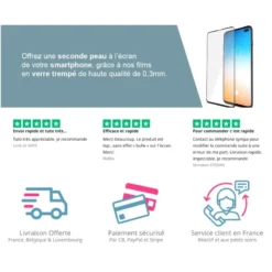 Verre Trempé Redmi Note 8 Pro - Film Vitre Protection écran Xiaomi Redmi Note 8 Pro