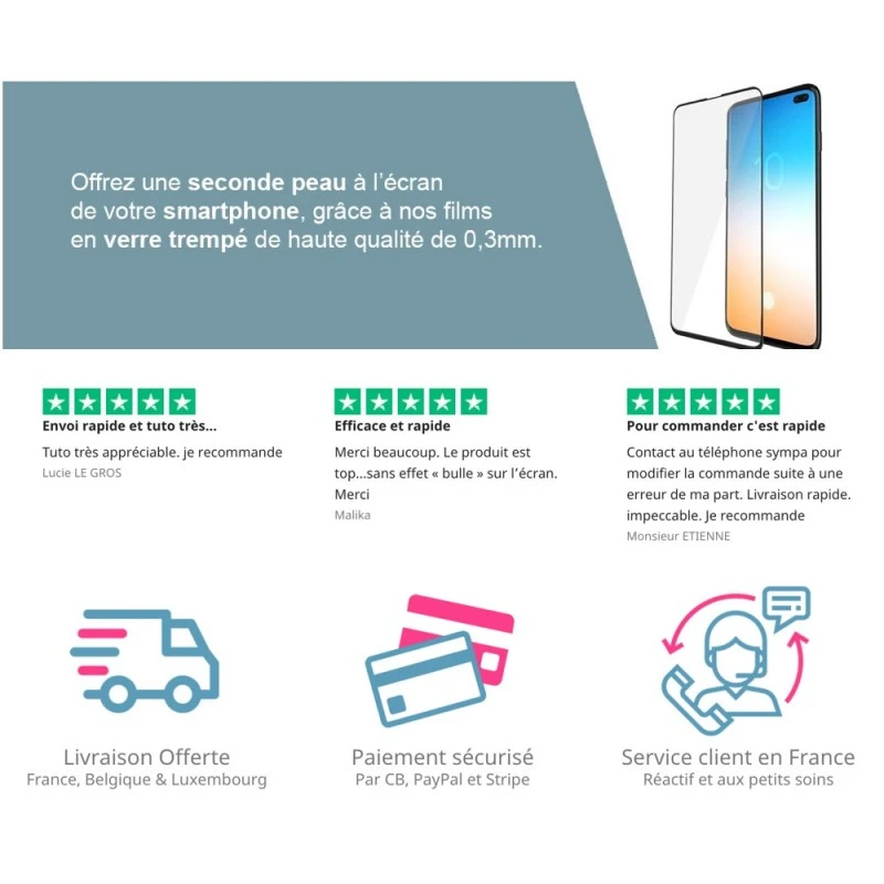 Xiaomi Verre Trempé Redmi Note 9S - Film Vitre Protection écran Redmi Note 9S – Image 3